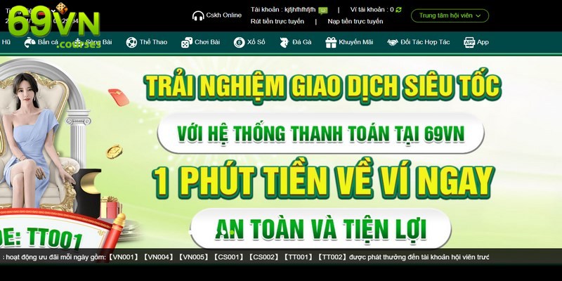 Điều kiện thực hiện rút tiền 69VN cần tuân thủ