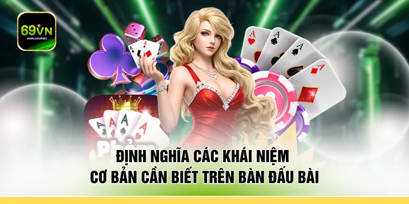 Định nghĩa các khái niệm cơ bản cần biết trên bàn đấu bài